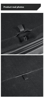 Tesla Model Y Launch/Juniper 2025 ABS Trunk Lid Handle Spare Box Cover Plate Handle Auxiliary Puller Car Accessories 2PCS