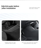 Tesla Model 3/Y TPE Center Console Side Anti-Kick Pads (2021-2026)