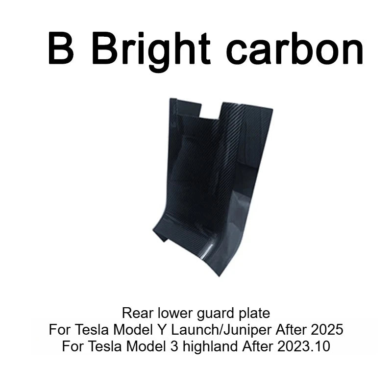 Tesla Model 3 Model Y Juniper 2025+ Armrest Console Cover Rear Air Vent Mask Holder Rear Protection Kick Panel Interior Trim