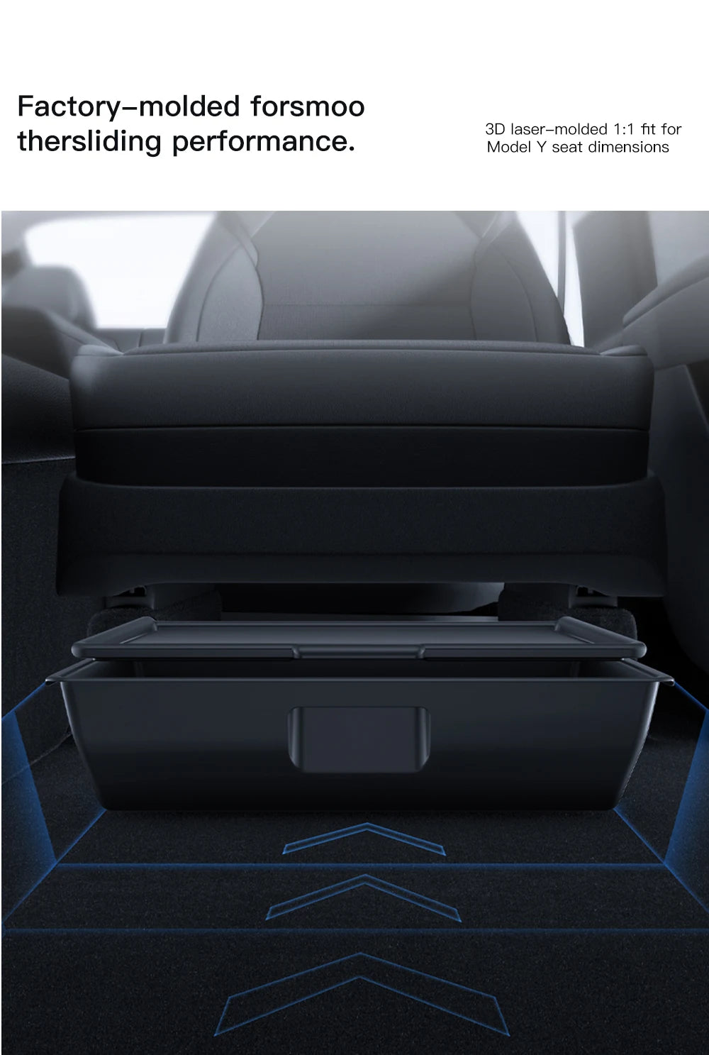 Under-Seat Storage for Tesla Model Y Juniper 2025