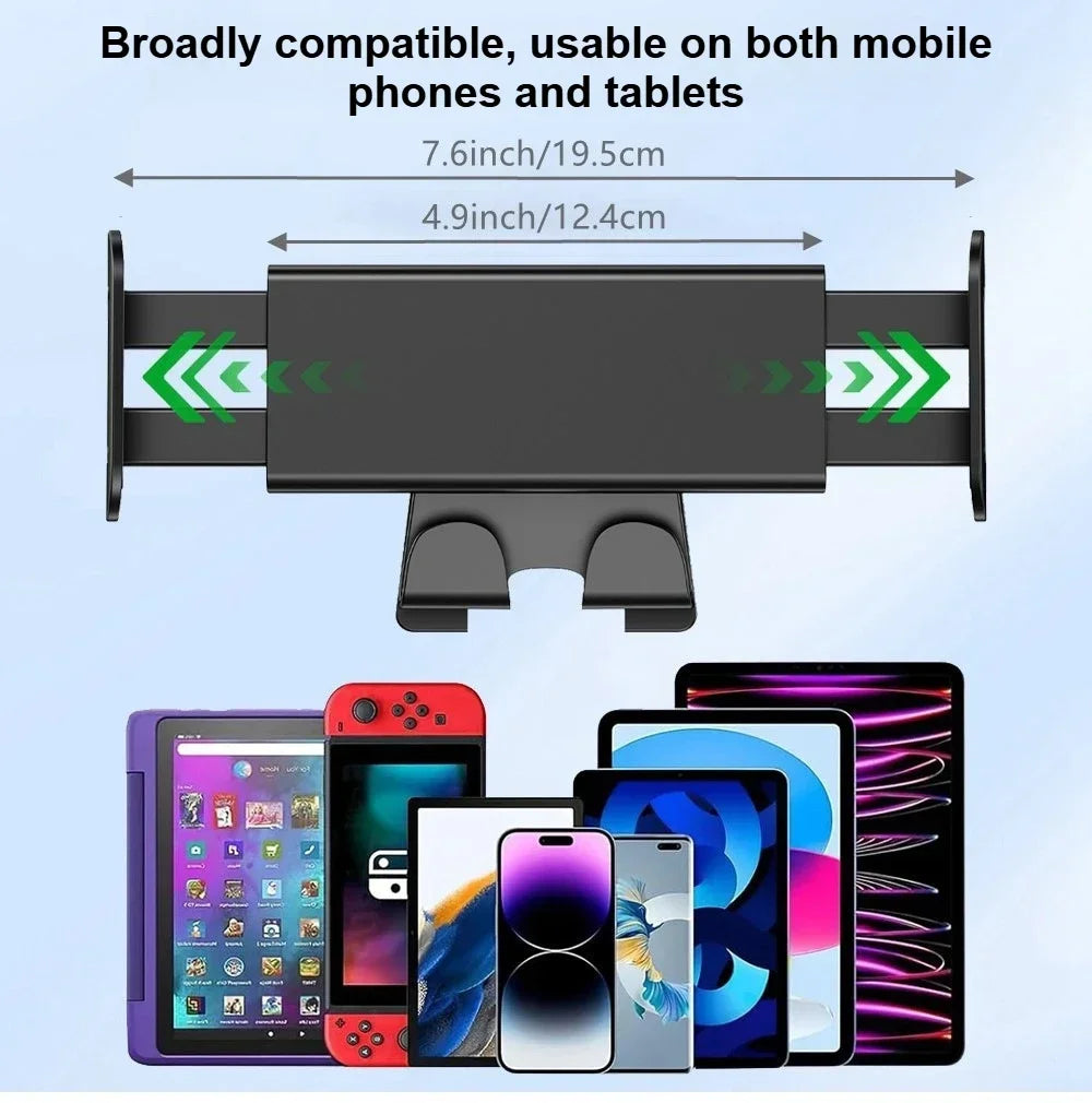 Back Seat Phone Mount Hook for Tesla Model 3 Y Juniper 2025+ Headrest Tablet Holder 360° Stand Organizer Hooks Car Accessories