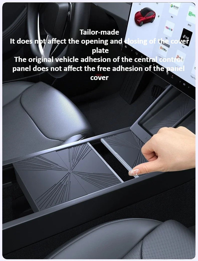 Tesla Model Y Juniper/Model 3 2025 Panel Sticker Central Control Water Cup Holder Protective Film Anti-slip Pads Interior