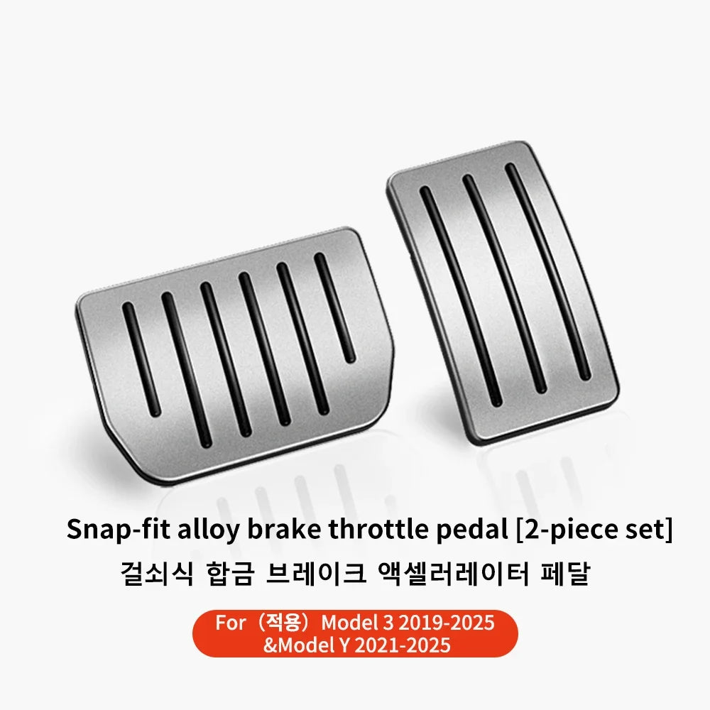 Tesla Model 3/Y (2019-2026) Performance Non-Slip Foot Pedal Covers