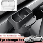 Tesla Model Y Launch 2025 Silicone Car Glasses Storage Box Car Mounted Sunglasses Organizer Storage Tray Interior Accessory