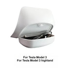Car Glasses Case for Tesla Model Y Model 3 Highland 2017-2024+ Car Roof Sunglasses Storage Box Clip Roof Interior Accessories
