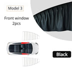 tesla model 3 highland 2024 Anti-uv Window Sunshade Side Window High-density Track Curtains for Camping Privacy Curtain