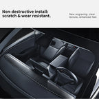 Tesla Model 3 Highland Model Y Dashboard Trim Carbon Fiber Cover Strip
