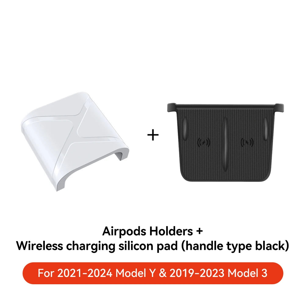 Tesla Model 3 & Y AirPods Wireless Charging Holder Limiter (2019-2026)