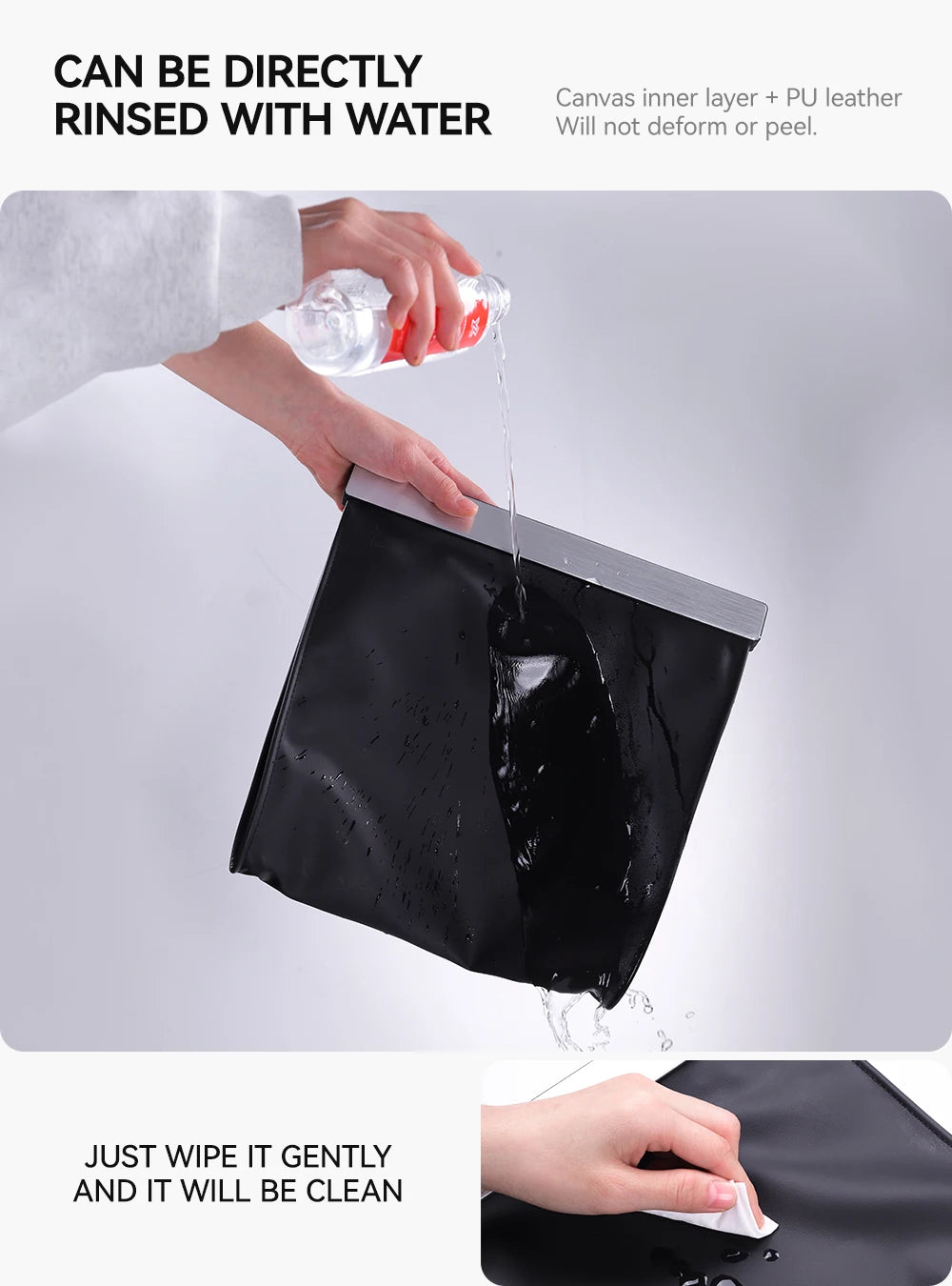 Tesla Model 3 Y Highland Rear Seat Back Trash Can Storage Bag