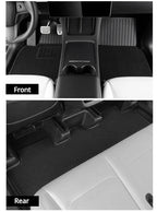 Floor Mats for Tesla Model Y Model 3 Double Layer 3D TPE Menis Carpet Velvet Waterproof Washable Two Layers Car Floor Pads 6PCS