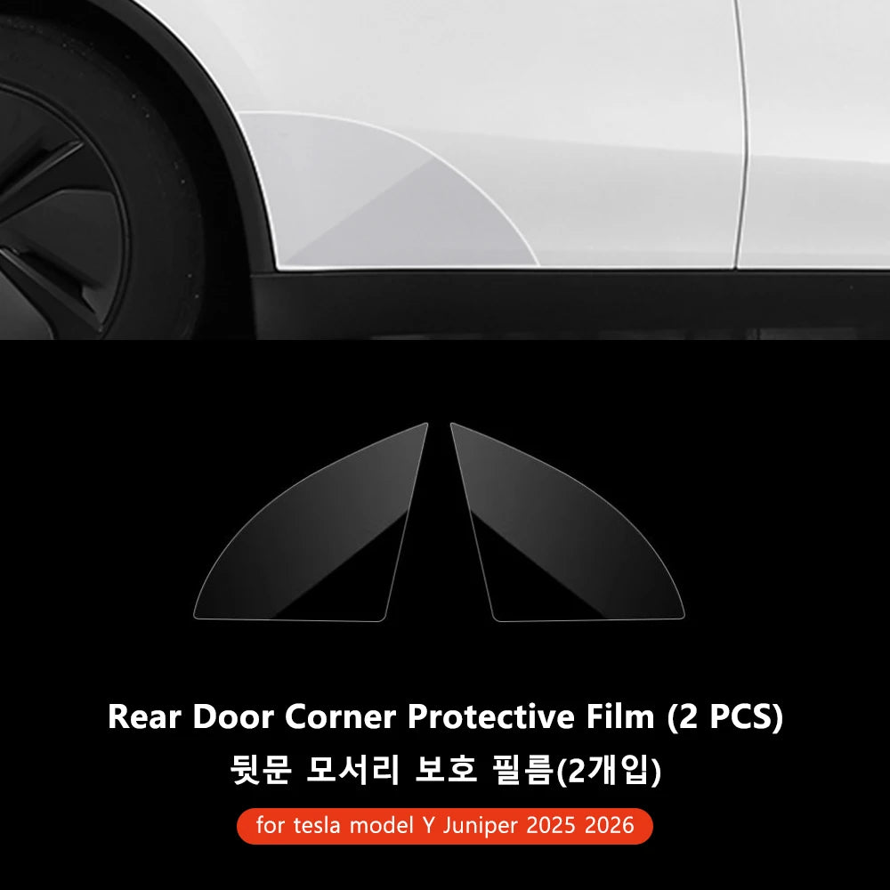 Tesla Model Y Juniper 2026 Door Edge Protection Film TPU Transparent