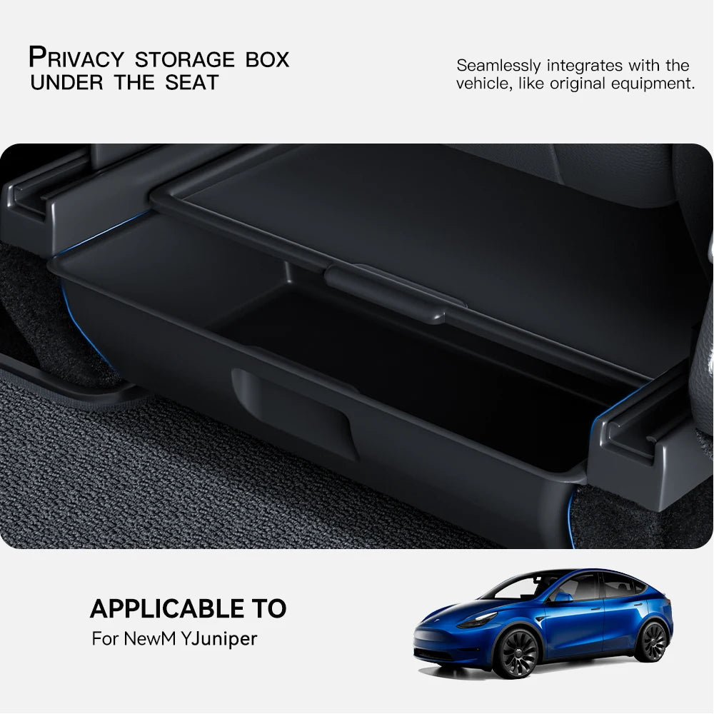 Under-Seat Storage for Tesla Model Y Juniper 2025