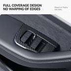 Tesla Model 3 Y Carbon Fiber Interior Door Button & Window Switch Trim
