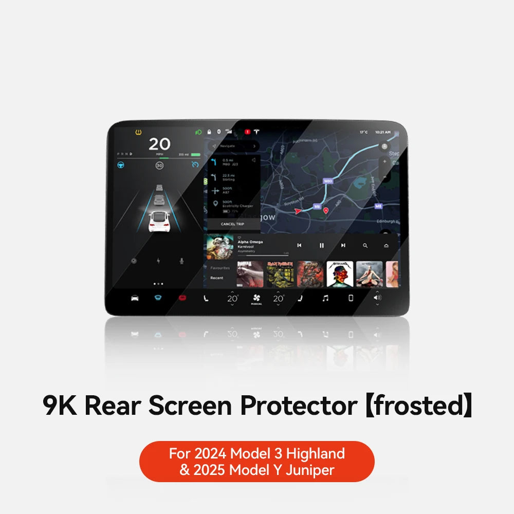 Universal Tesla Screen Protector for Model 3/Y (2024-2026) | All Generations Incl. Highland & Juniper