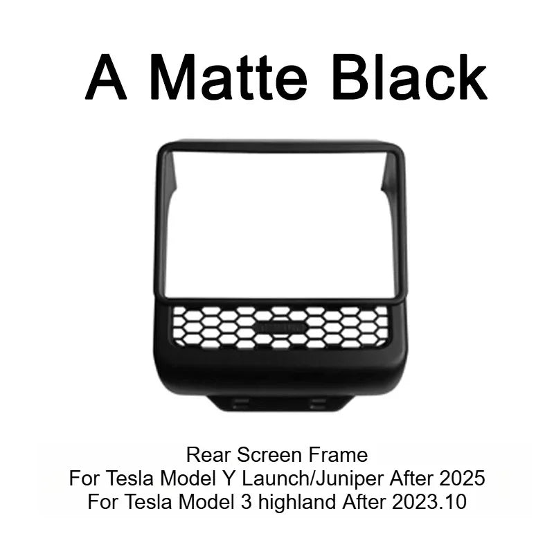 Tesla Model 3 Model Y Juniper 2025+ Armrest Console Cover Rear Air Vent Mask Holder Rear Protection Kick Panel Interior Trim