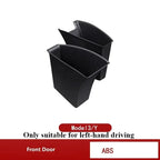 Door Handle Side Storage for Tesla Model 3 Y 2019-2023 Auto Armrest Box Tray Organizer Container Hidden Holder Car Accessories