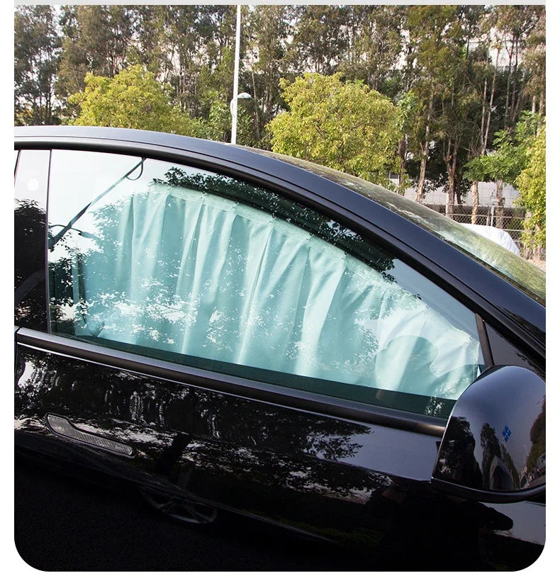tesla model 3 highland 2024 Anti-uv Window Sunshade Side Window High-density Track Curtains for Camping Privacy Curtain