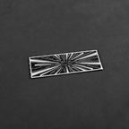 Vehicle Label Badge for Tesla Model 3/Y/S/X Juniper Tail Mark High Performance Creative Decor Real Carbon Epoxy Resin Sticker
