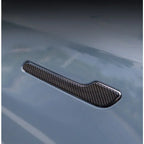 4Pcs/Set ABS Carbon Fiber Car Door Handle Wrap Cover Stickers Accessorie For Tesla Model Y Launch 2025 Model 3/Y/3 Highland 2024
