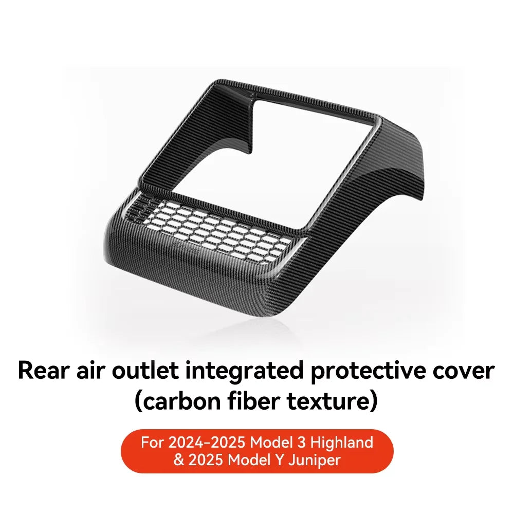 Tesla Model 3 Highland Rear Air Vent Protective Cover Anti-Blocking Grille