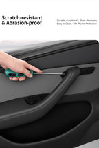Tesarca Suede Door Button Cover for Tesla Model 3 Y Highland Juniper