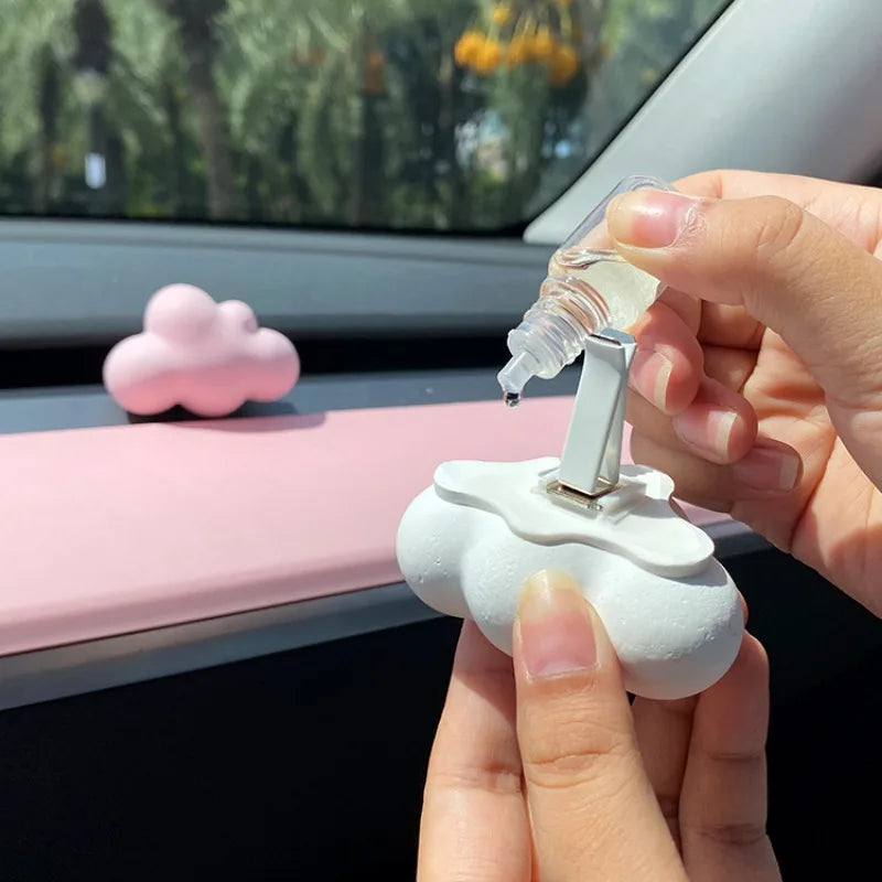 New Tesla Model 3 Highland 2024 2025 Car Aromatherapy Clip Vent Diffuser Cloud Shape Car Vent Freshener Clip Air Conditioner