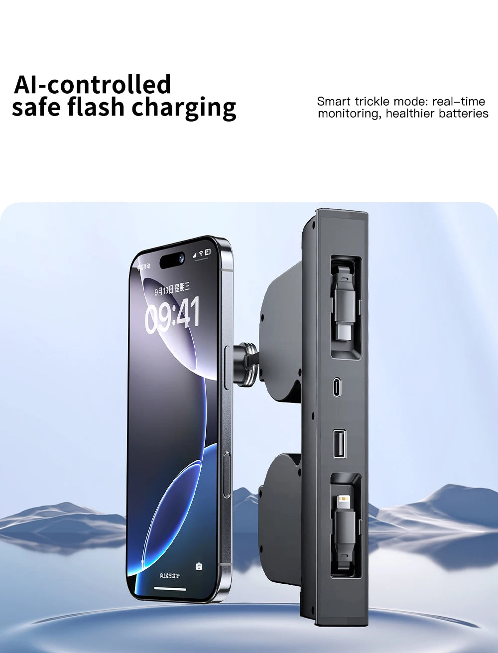 45W Hidden GaN USB Hub for Tesla Model 3 Highland & Model Y Juniper