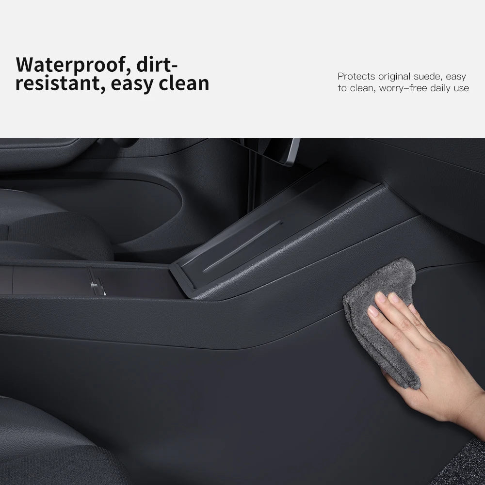 Tesla Model 3/Y TPE Center Console Side Anti-Kick Pads (2021-2026)