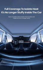 Tesla Model 3 Y Windshield Sunshade 360° Rotatable UV Ray Protector