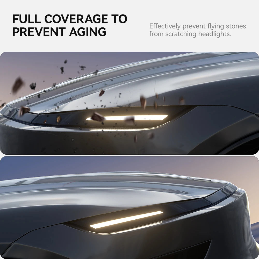 Tesla Model Y Juniper 2025-2026 Headlight & Foglight Protection Film