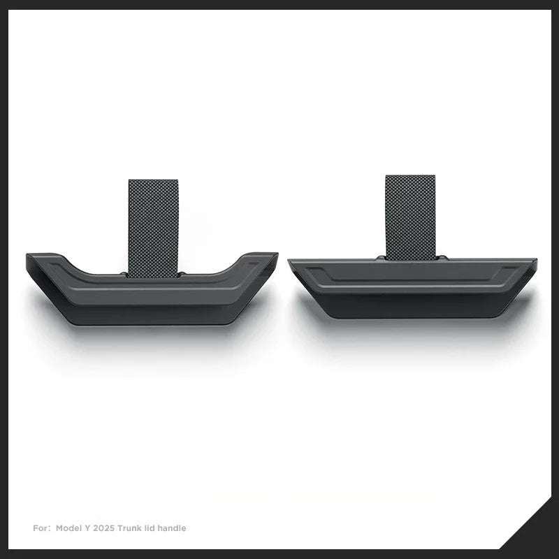 Tesla Model Y Launch/Juniper 2025 ABS Trunk Lid Handle Spare Box Cover Plate Handle Auxiliary Puller Car Accessories 2PCS