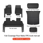 Tesla Model Y Juniper 2026 TPE Floor Mats with Door Sill Protection