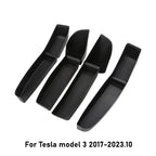 4Pcs Door Tray Organizer for Tesla Model Y Juniper Model 3 2017-2025+ Accessories Door Slot Tray Organizer Door Side Storage Box