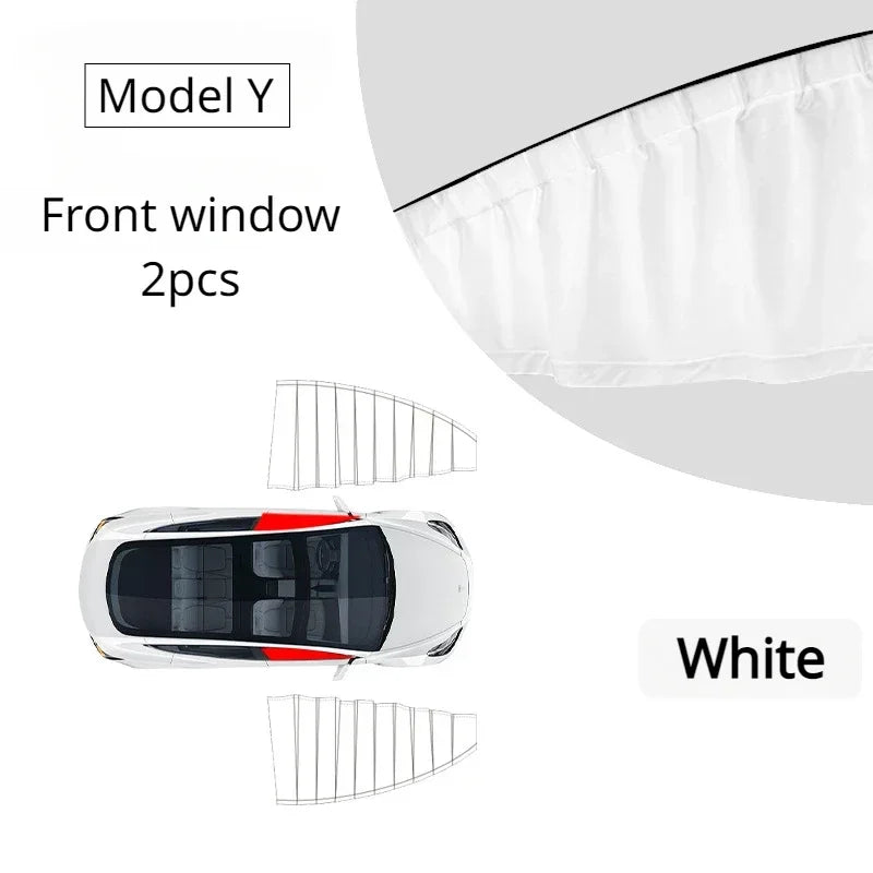 tesla model 3 highland 2024 Anti-uv Window Sunshade Side Window High-density Track Curtains for Camping Privacy Curtain