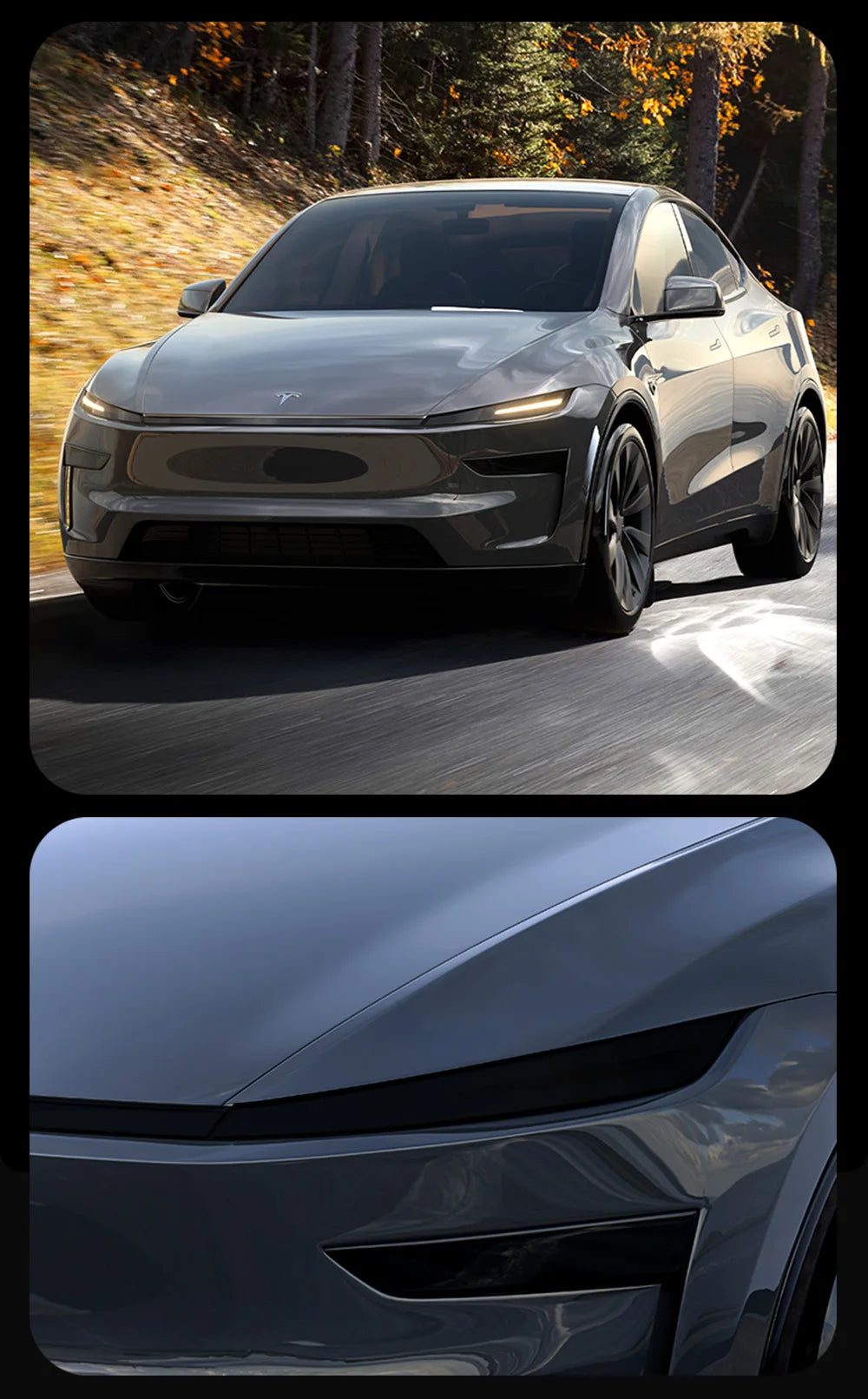Tesla Model Y Juniper 2025-2026 Headlight & Foglight Protection Film