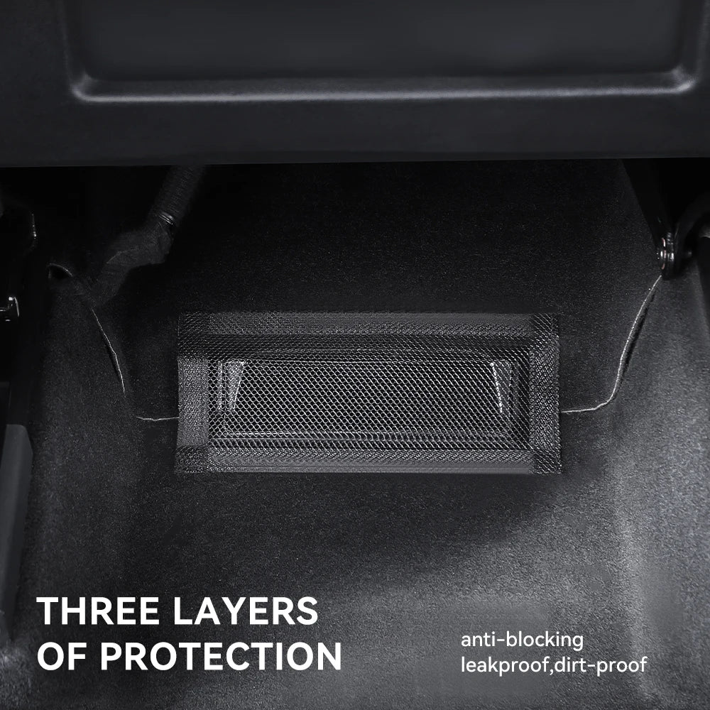 Under Seat Air Vent Cover Mesh for Tesla Model 3 & Y (2021-2026)