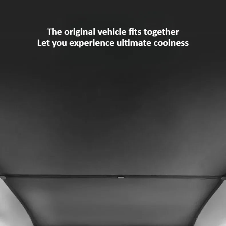 Tesla Model Y Launch/Juniper 2025 Ice Crystal Sunroof Sunshade Upgrade Interior Accessories Roof Sun Visor Sunshade Curtain