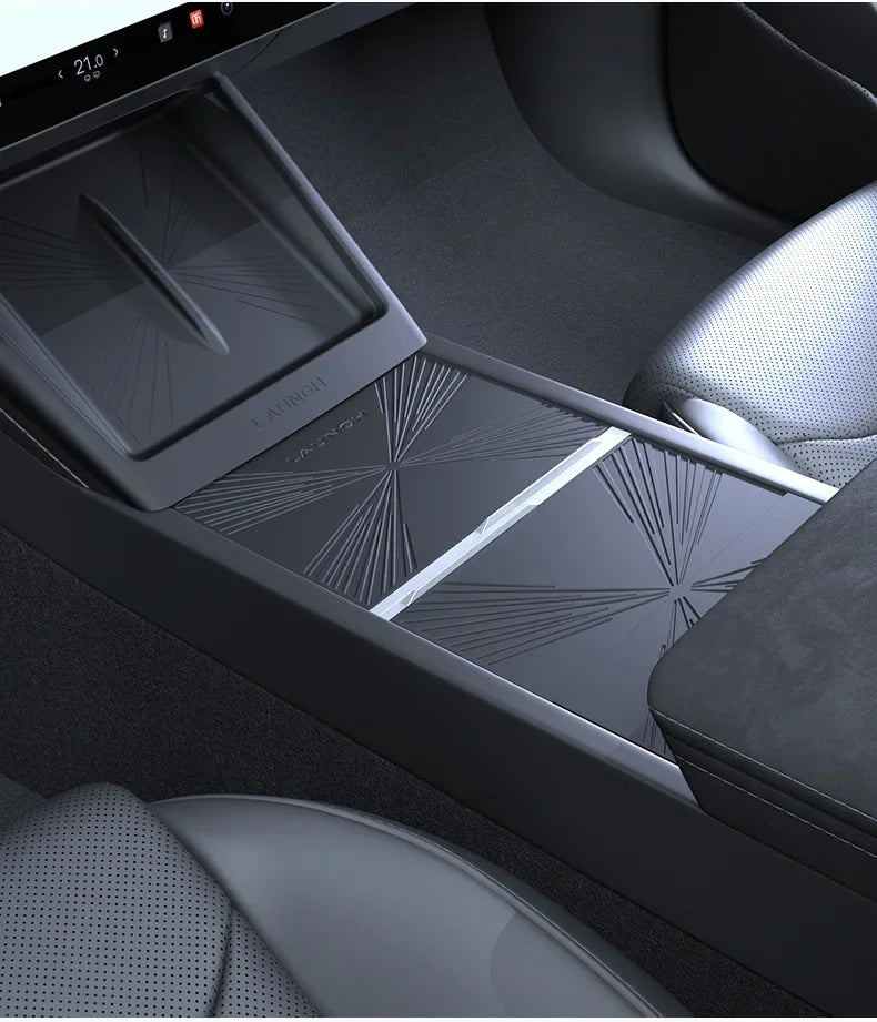 Tesla Model Y Juniper/Model 3 2025 Panel Sticker Central Control Water Cup Holder Protective Film Anti-slip Pads Interior