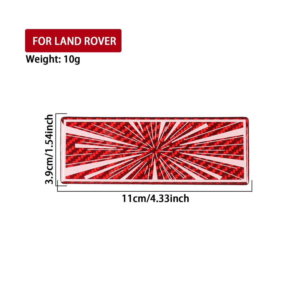 Vehicle Label Badge for Tesla Model 3/Y/S/X Juniper Tail Mark High Performance Creative Decor Real Carbon Epoxy Resin Sticker