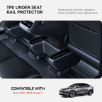 Tesla Model Y Under Seat Corner Guard Rail Protectors (2021-2026)