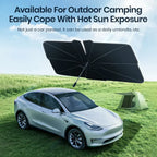 Tesla Model 3 Y Windshield Sunshade 360° Rotatable UV Ray Protector