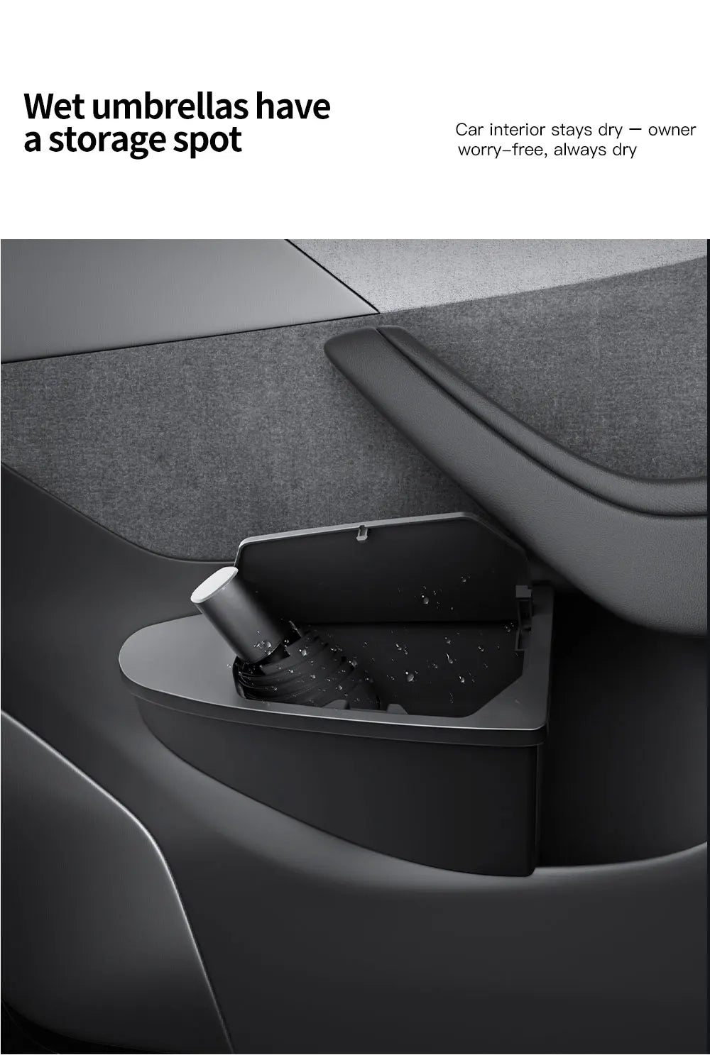 2025-2026 Tesla Model Y Juniper Front Door Privacy Storage Box | 2-Pack