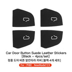 Tesarca Suede Door Button Cover for Tesla Model 3 Y Highland Juniper