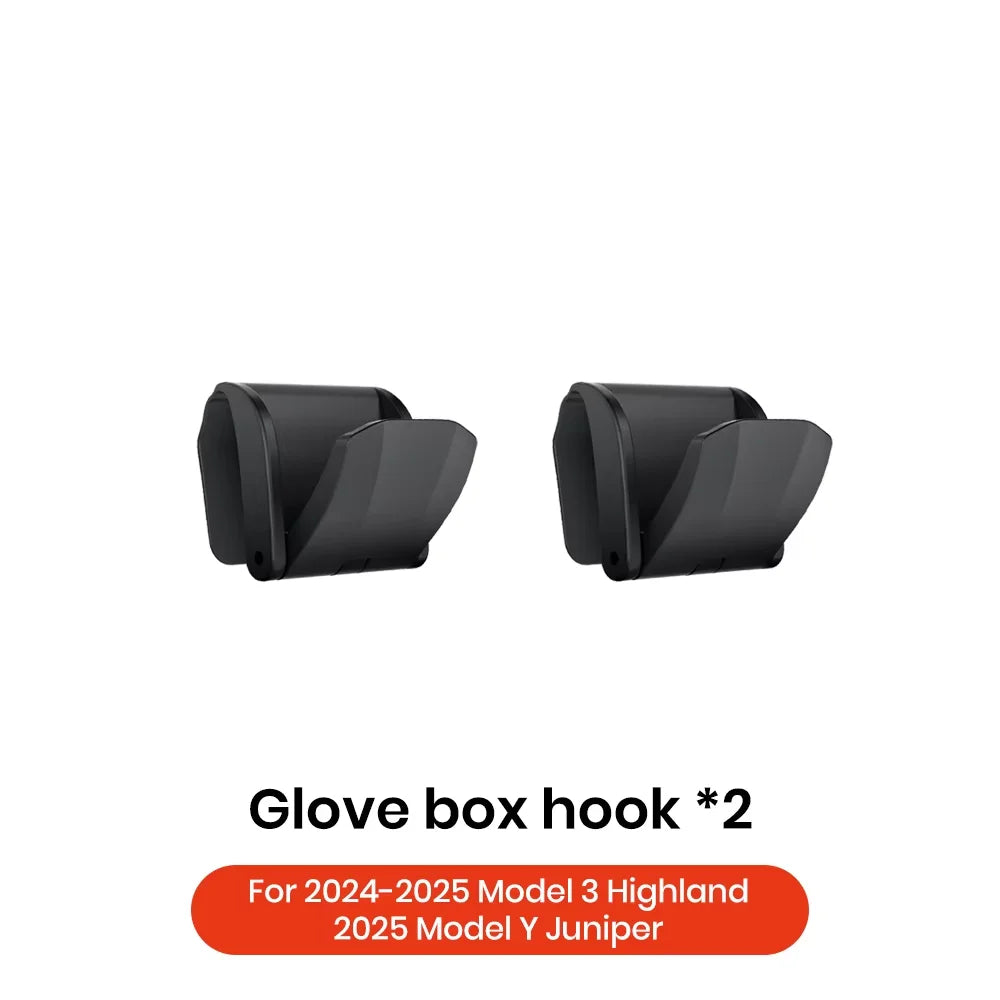 Hidden Glove Box Hook for Tesla Model 3 Highland Juniper & Model Y