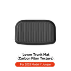 Tesla Model Y Juniper 2026 Carbon Fiber TPE Floor Mats & Trunk Liners