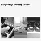 Car Glasses Case for Tesla Model Y Model 3 Highland 2017-2024+ Car Roof Sunglasses Storage Box Clip Roof Interior Accessories