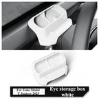 Tesla Model Y Launch 2025 Silicone Car Glasses Storage Box Car Mounted Sunglasses Organizer Storage Tray Interior Accessory