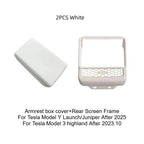 Tesla Model 3 Model Y Juniper 2025+ Armrest Console Cover Rear Air Vent Mask Holder Rear Protection Kick Panel Interior Trim