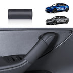 Tesla Model 3 Y Nappa Leather Interior Door Handle Protector 2021-2026