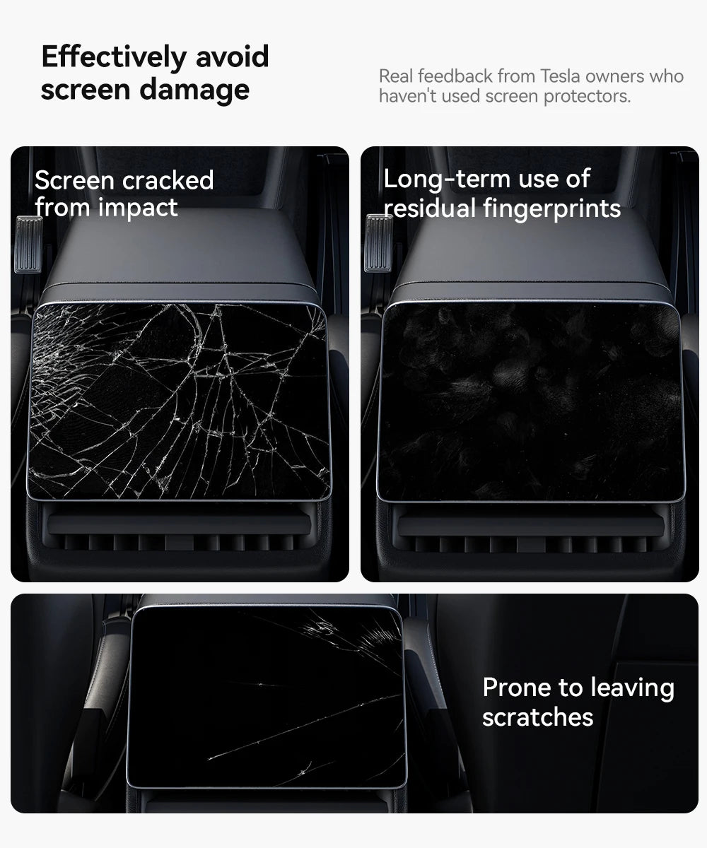 Universal Tesla Screen Protector for Model 3/Y (2024-2026) | All Generations Incl. Highland & Juniper